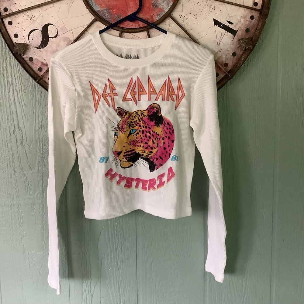 White Long Sleeve Graphic Tee